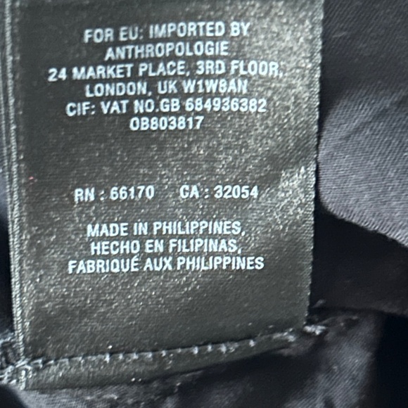 Anthropologie Black Wide Leg Jumpsuit Romper Tie Waist Cocktail Size 4 - Picture 10 of 10